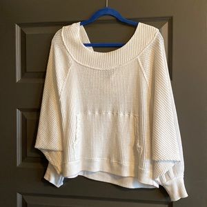 Free People Blouse, white, size S